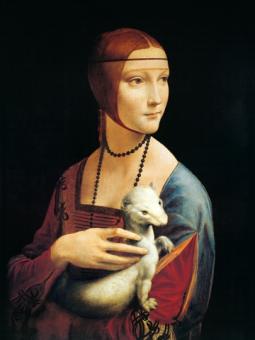 Da Vinci Leonardo - Frau mit Hermelin 