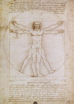 Da Vinci Leonardo - Proporzioni dell'uomo secondo 