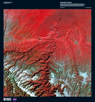Landsat 7 - Desolation Canyon 