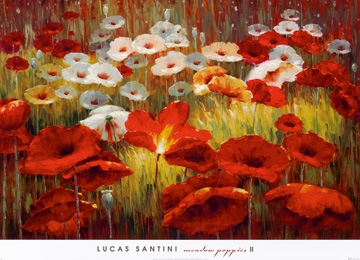Santini Lucas - Meadow Poppies II 