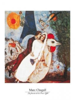 Chagall Marc - Les fiances 