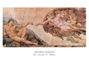 Michelangelo  - La creazione di Adamo 