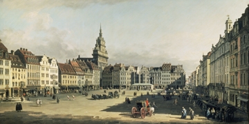 Canaletto  - Der Alte Markt in Dresden 