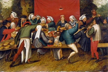 Brueghel Pieter d. J. - Hochzeitsmahl 