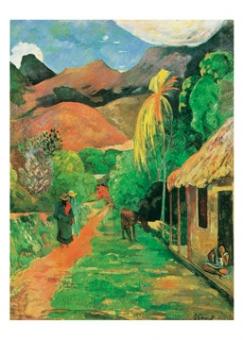 Gauguin Paul - Chemin a papeete 