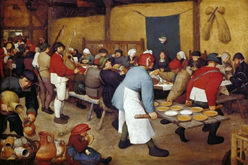 Brueghel Pieter d. Ä. - Bauernhochzeit 