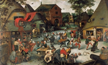 Brueghel Pieter d. Ä. - Die Kirmis von San Giorgio 