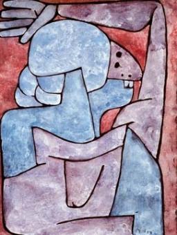 Klee Paul  Verfluchende Frau 