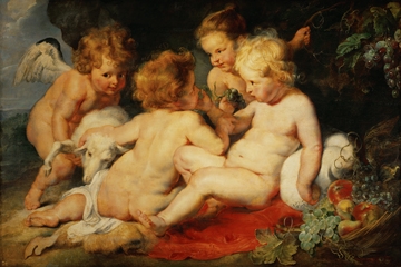 Rubens Peter Paul - Das Christkind mit dem Johannesk 