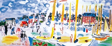 Dufy Raoul - Dimanche a Deauville 