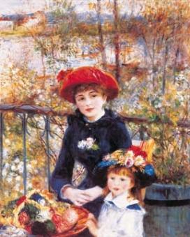 Renoir Auguste - Deux soeurs sur la terrasse 