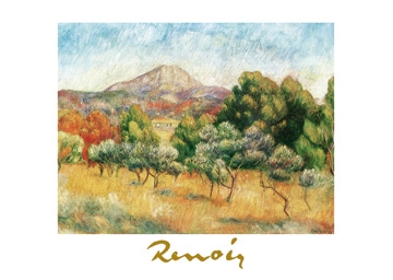 Renoir Auguste - Il mont Sainte-Victoire 