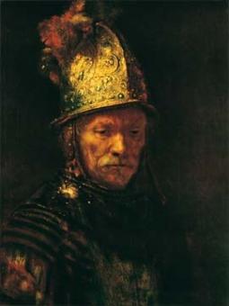 Rembrandt Van Rijn - Der Mann mit dem Goldhelm 