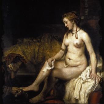 Rembrandt Van Rijn - Bathseba im Bade 