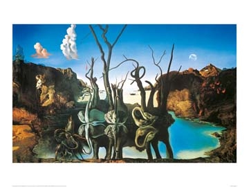 Dali Salvador - Reflections of Elephants 