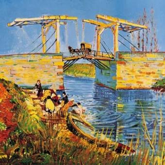 Van Gogh Vincent - Die Brücke bei Langlois in Arles 