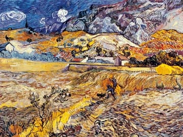 Van Gogh Vincent - Spaziergang bei San Ramy 