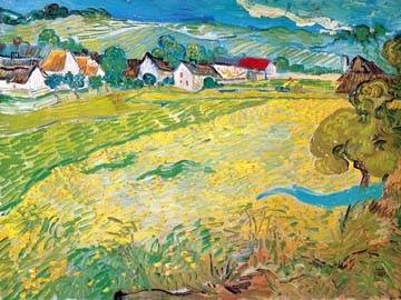 Van Gogh Vincent - Sonnige Wiese bei Auvers 
