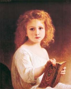 Bouguereau William  The story book 