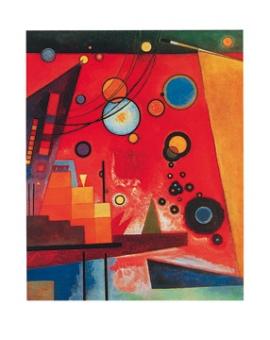 Kandinsky Wassily - Schweres Rot 