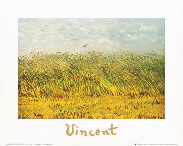 Van Gogh Vincent - The wheat field 