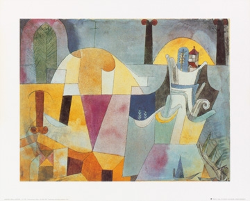 Klee Paul - Landscape with black columns 