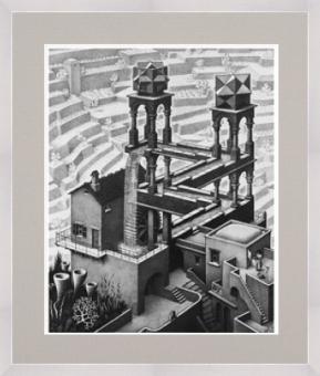 Escher M. C. - Wasserfall framed_1913278845 