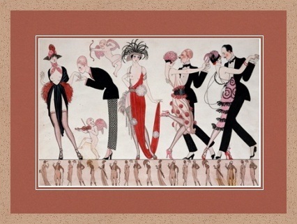 Barbier Georges - Tango framed_264612701 