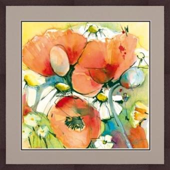 Peuckert Marta - Mohn und Margeriten framed_1723884631 