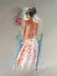 Farrall Doyle Anne - Dani with Begonias 