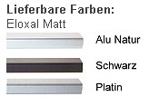 DEHA-Wechselrahmen Farbübersicht Profil 12